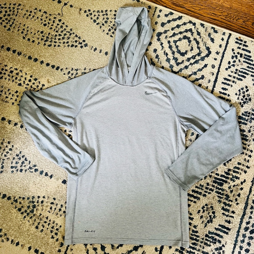 Lightweight Nike DryFit Long-sleeve with Hood